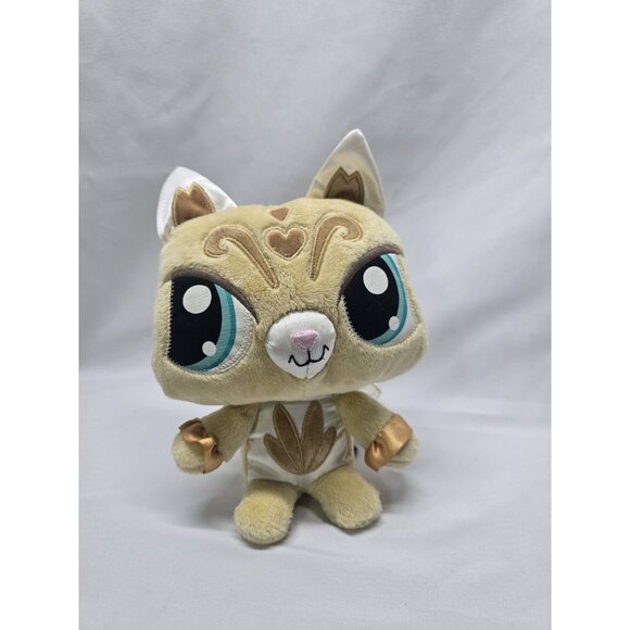 Hasbro Littlest Pet Shop LPS Sassiest Kitty (2008) Plush Stuffed Animal 8" - Picture 5 of 6